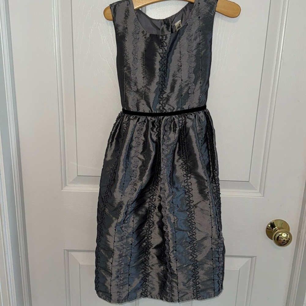 Fun satin dress with sequins